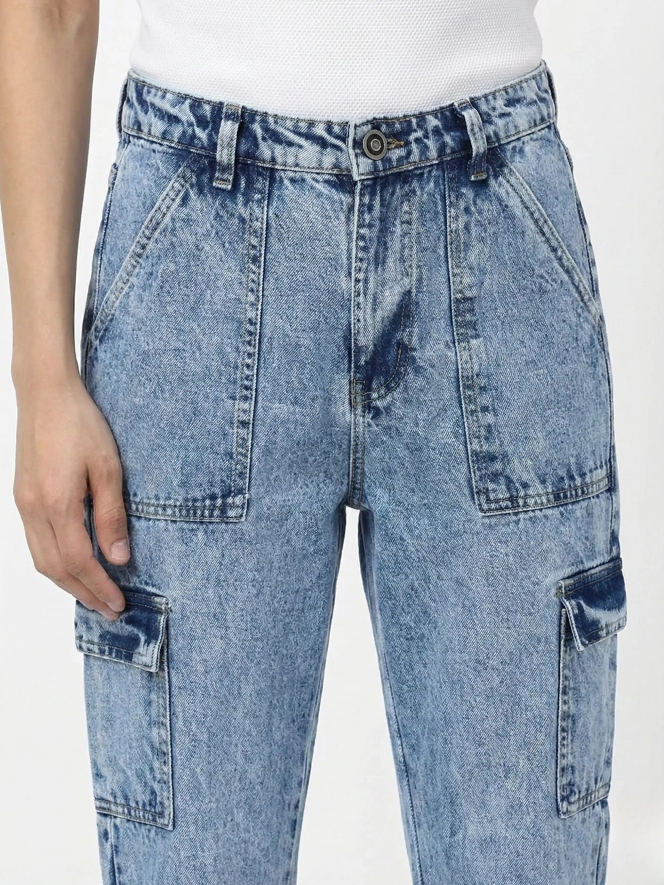 Men’s 6 Pocket Utility Jeans – 14 oz Arvind Mill Denim