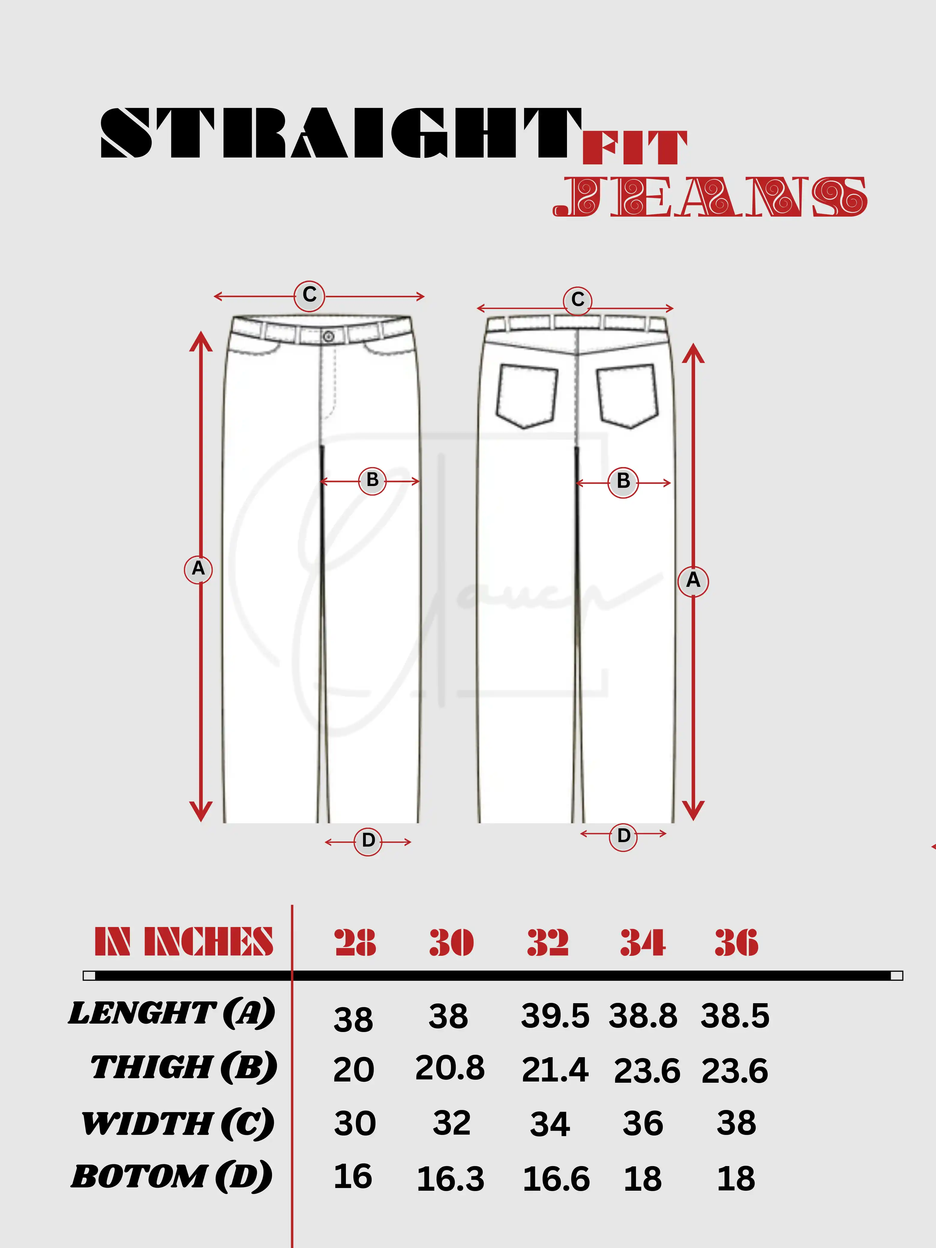 Men’s Straight Fit Jeans – 14 oz Arvind Mill Denim