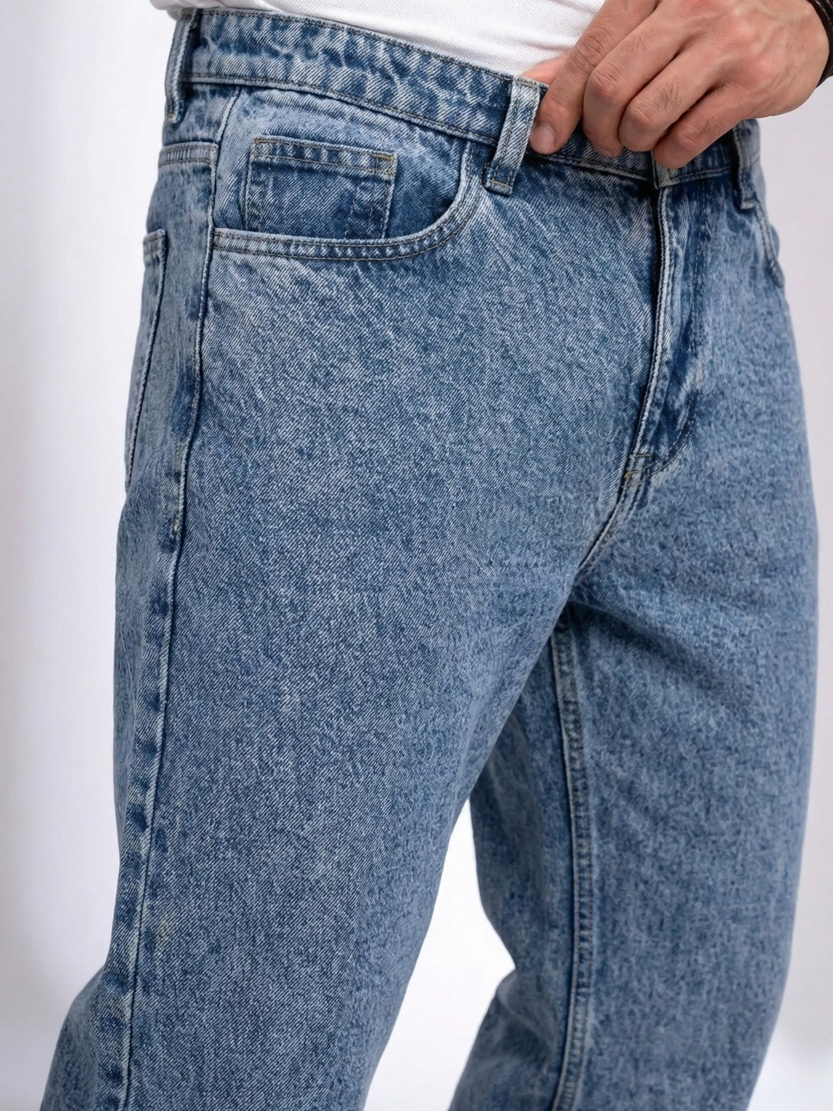 Mens Mom Fit Jeans – 14 oz Arvind Mill Denim