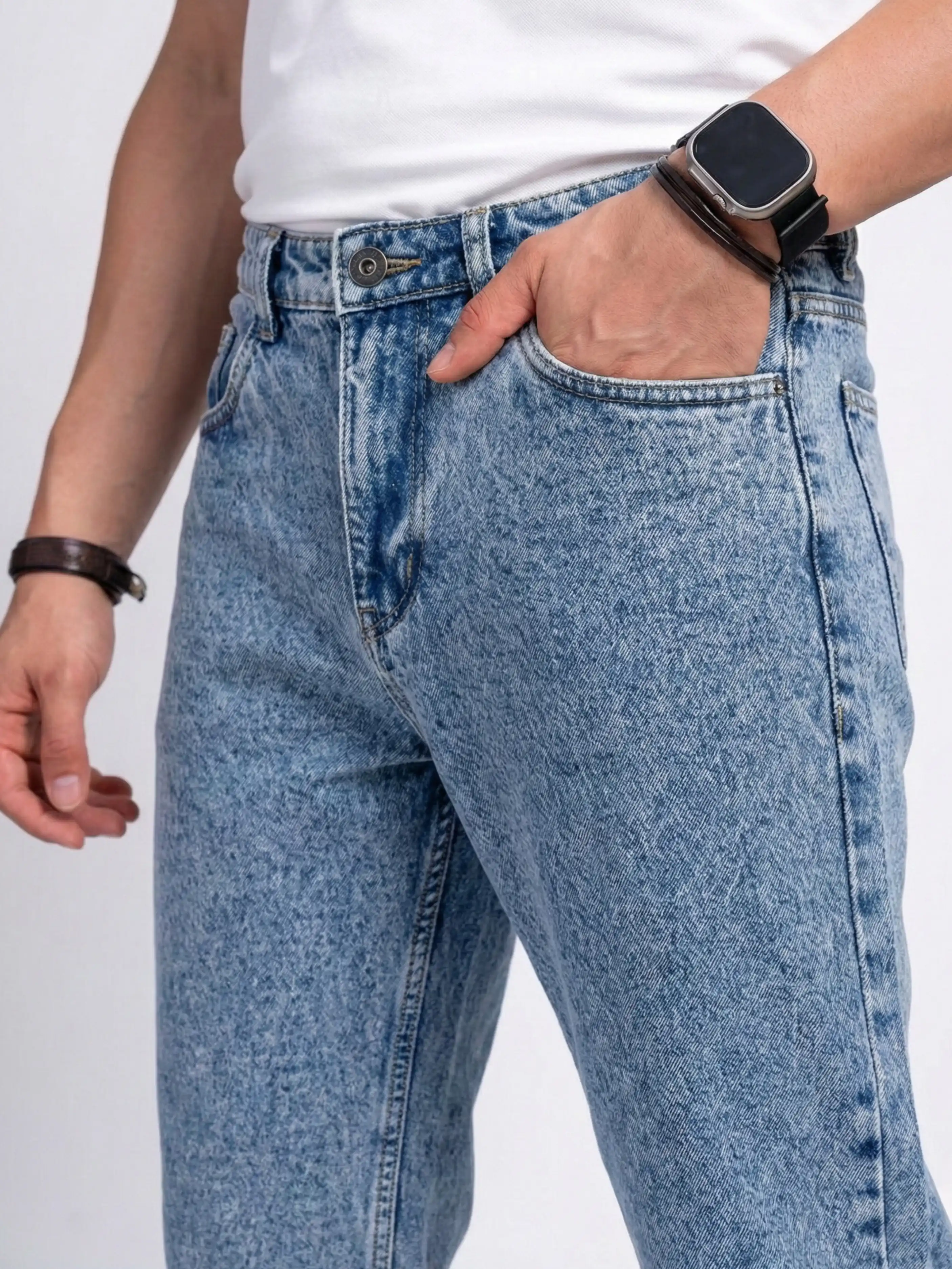 Mens Mom Fit Jeans – 14 oz Arvind Mill Denim