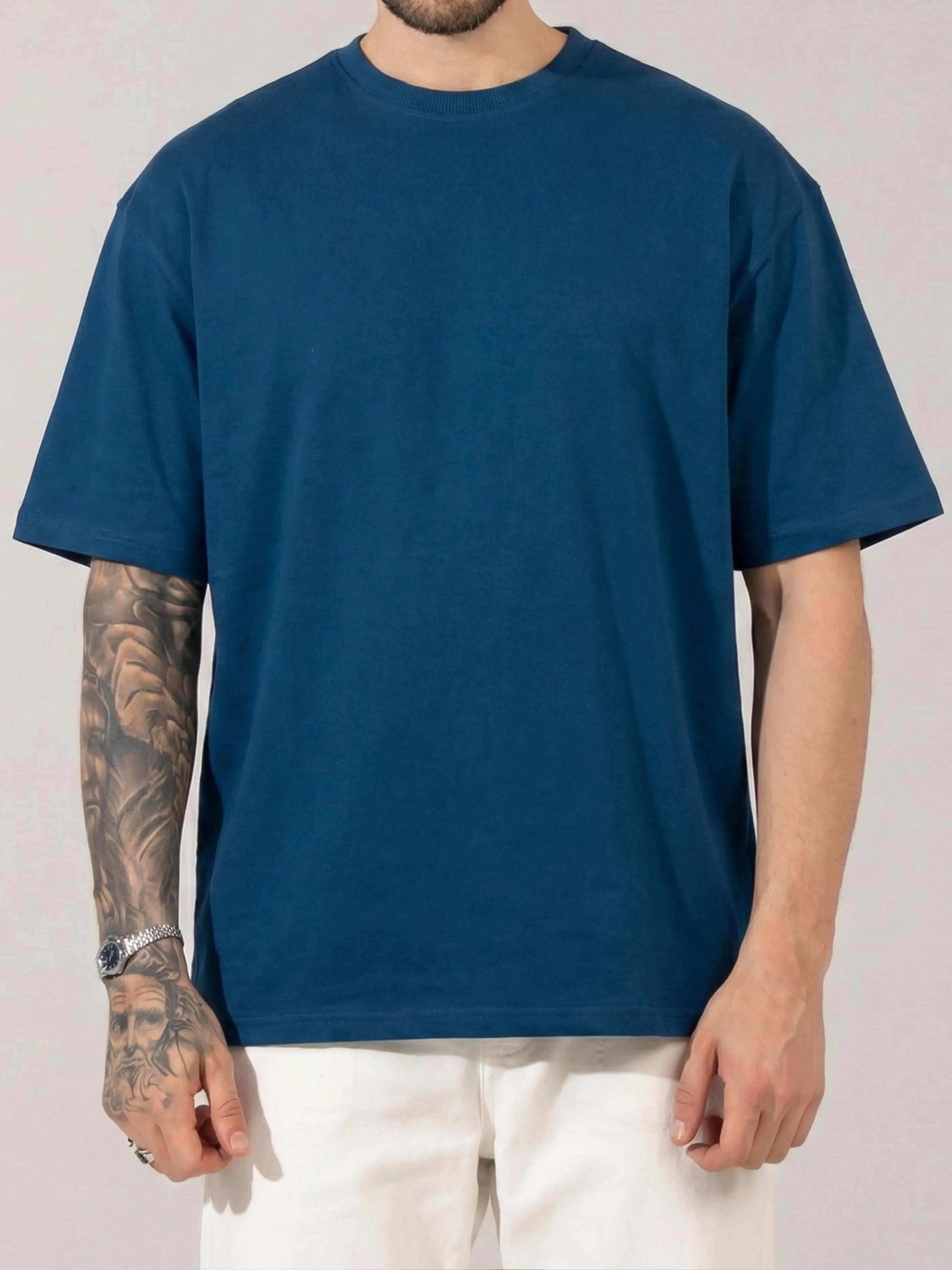 Premium French Terry Oversized T-Shirt – 260 GSM