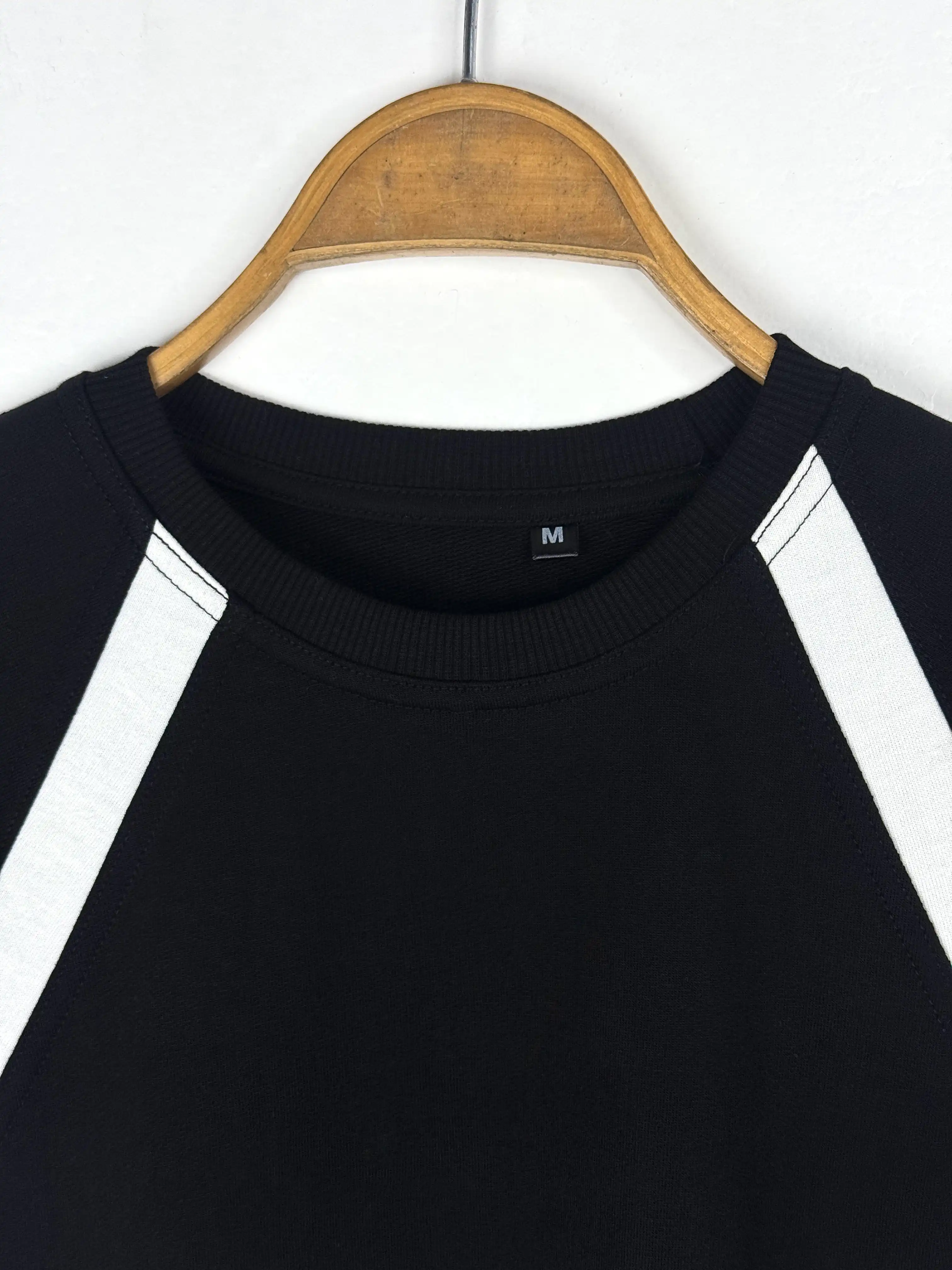 Men’s Oversized T-Shirt with Wrangler Sleeves – 260 GSM Cotton French Terry